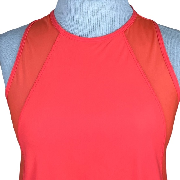 Athleta Women’s Wicking & Breathable Ultimate Hybrid Tank In Neon Orange XS NWT - Picture 2 of 13